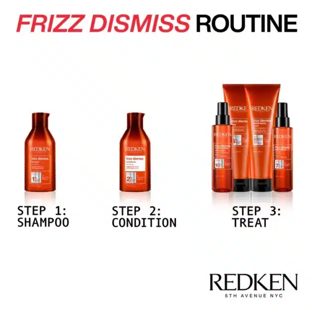 Redken Frizz Dismiss Anti-Frizz Moisturising Shampoo for Frizzy Hair - 300ml - Image 5