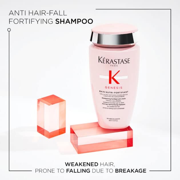 Kérastase Genesis Bain Nutri-Fortifant Anti Hair-Fall Shampoo for Dry, Weakened Hair - 250ml - Image 7