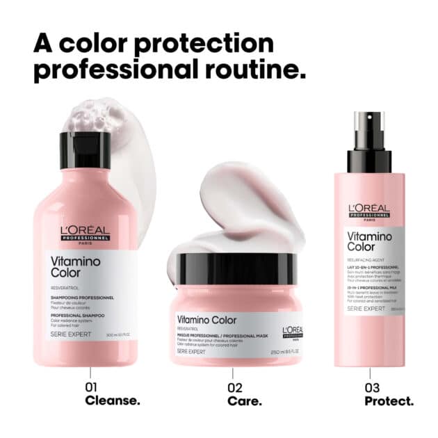 L'Oréal Professionnel Vitamino Color – Colour Care Mask for Colour-Treated Hair - 250ml - Image 4