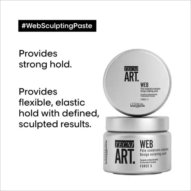 L'Oréal Professionnel Tecni.ART Web - Hair Paste for Shine & Structure - 150ml - Image 4