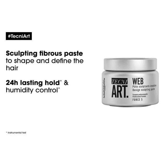 L'Oréal Professionnel Tecni.ART Web - Hair Paste for Shine & Structure - 150ml - Image 3