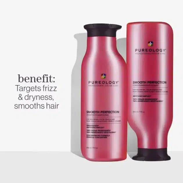 Pureology Smooth Perfection Conditioner – Smoothing Conditioner for Frizzy Hair - 266ml - Image 2