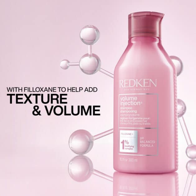 Redken Volume Injection Lightweight, Volumising Shampoo for Fine, Flat Hair - 300ml - Image 4