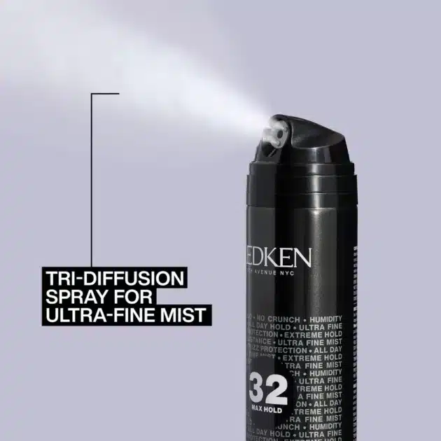 Redken Max Hold 32 Hairspray - 24 Hour Max Hold, Anti-Humidity Hairspray - 300ml - Image 3