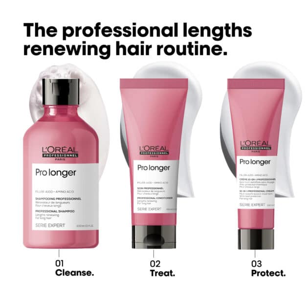 L'Oréal Professionnel Pro Longer Lengths Renewing Multi-Benefit Leave-In Cream for Long Hair – 150ml - Image 4