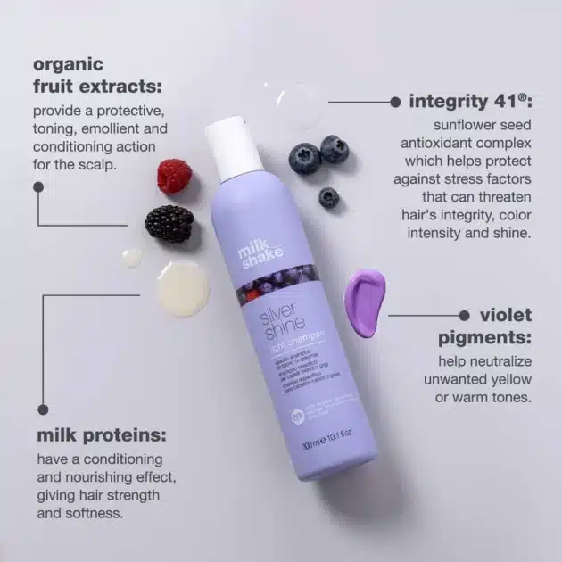 milk_shake® Silver Shine Light Shampoo 300ml - Image 6