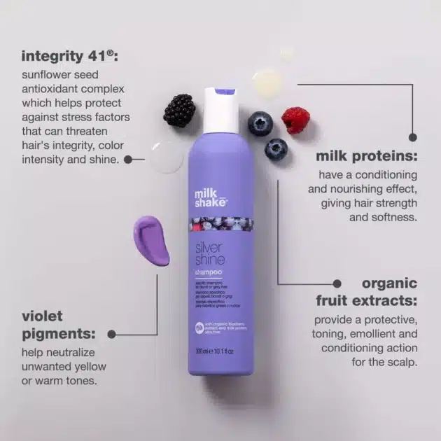 milk_shake® Silver Shine Shampoo 300ml - Image 6