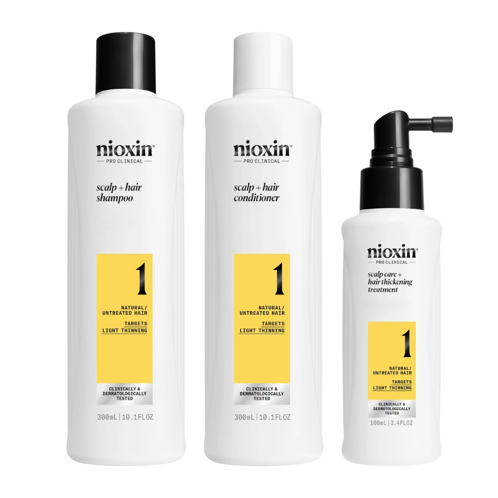 Nioxin System 1 Full Size Kit (300ml + 300ml + 100ml)