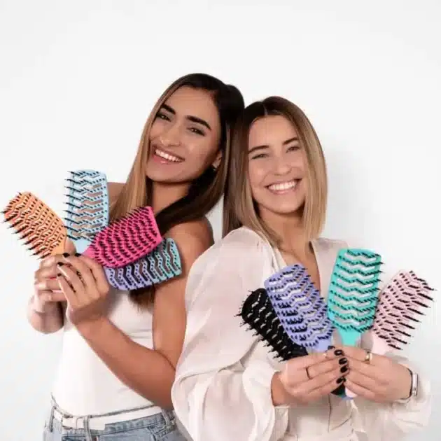 Mycro Keratin Moyoko Detangle Brush Pink - Image 3