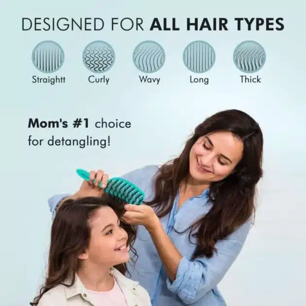 Mycro Keratin Moyoko Detangle Brush Pink - Image 6