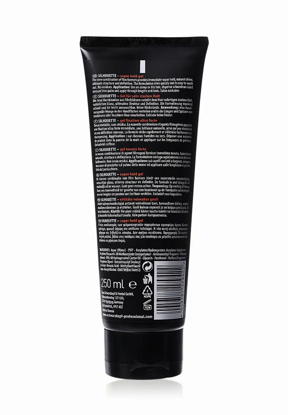Silhouette Super Hold Gel 250 ml - Image 3