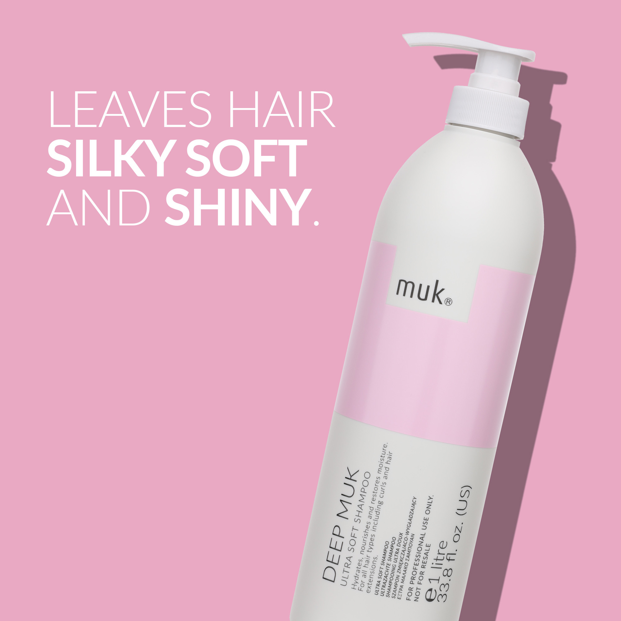 muk Deep Muk - Ultra Soft Shampoo 1 Litre - Image 3