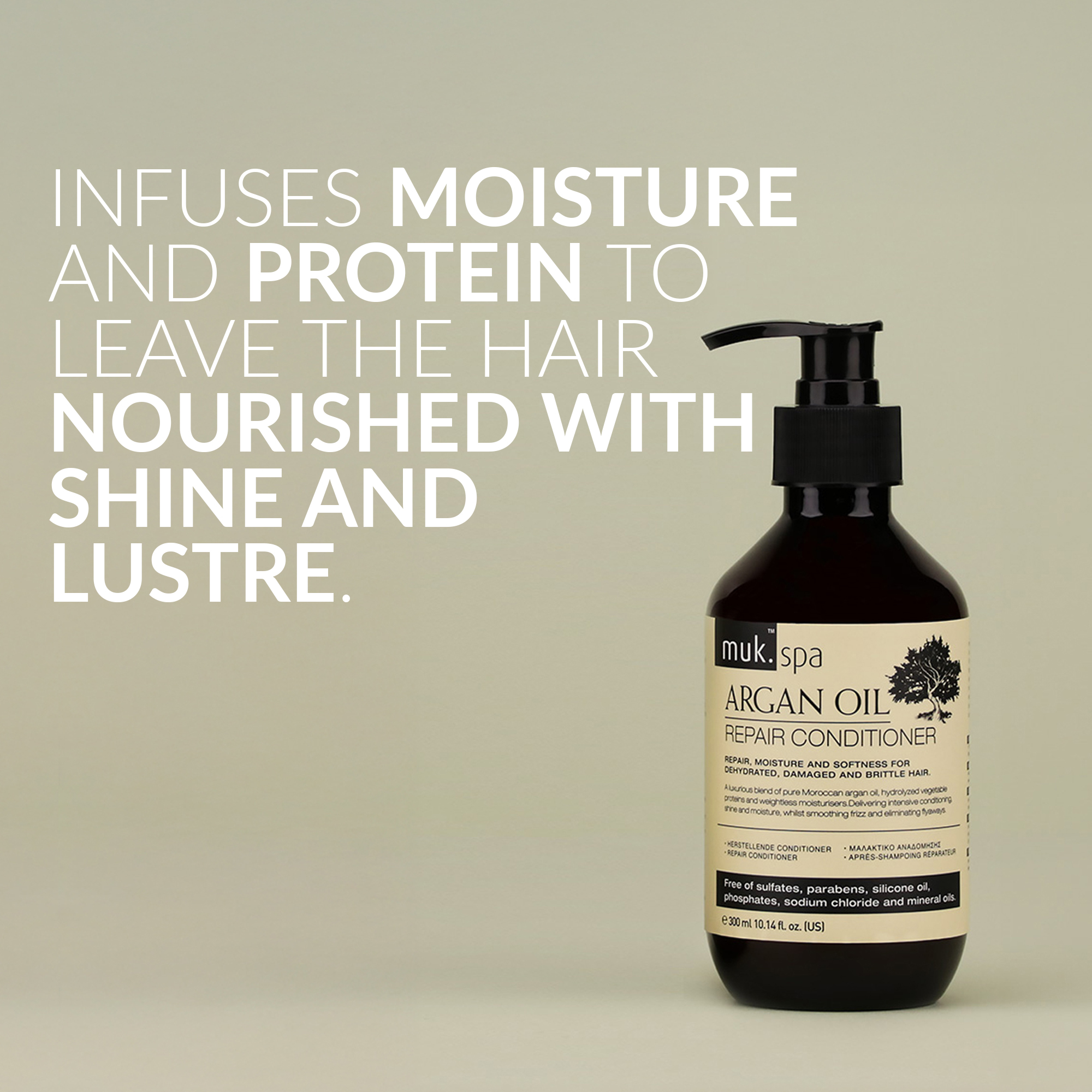 Muk Spa - Argan Oil Repair Conditioner 300ml - Image 4