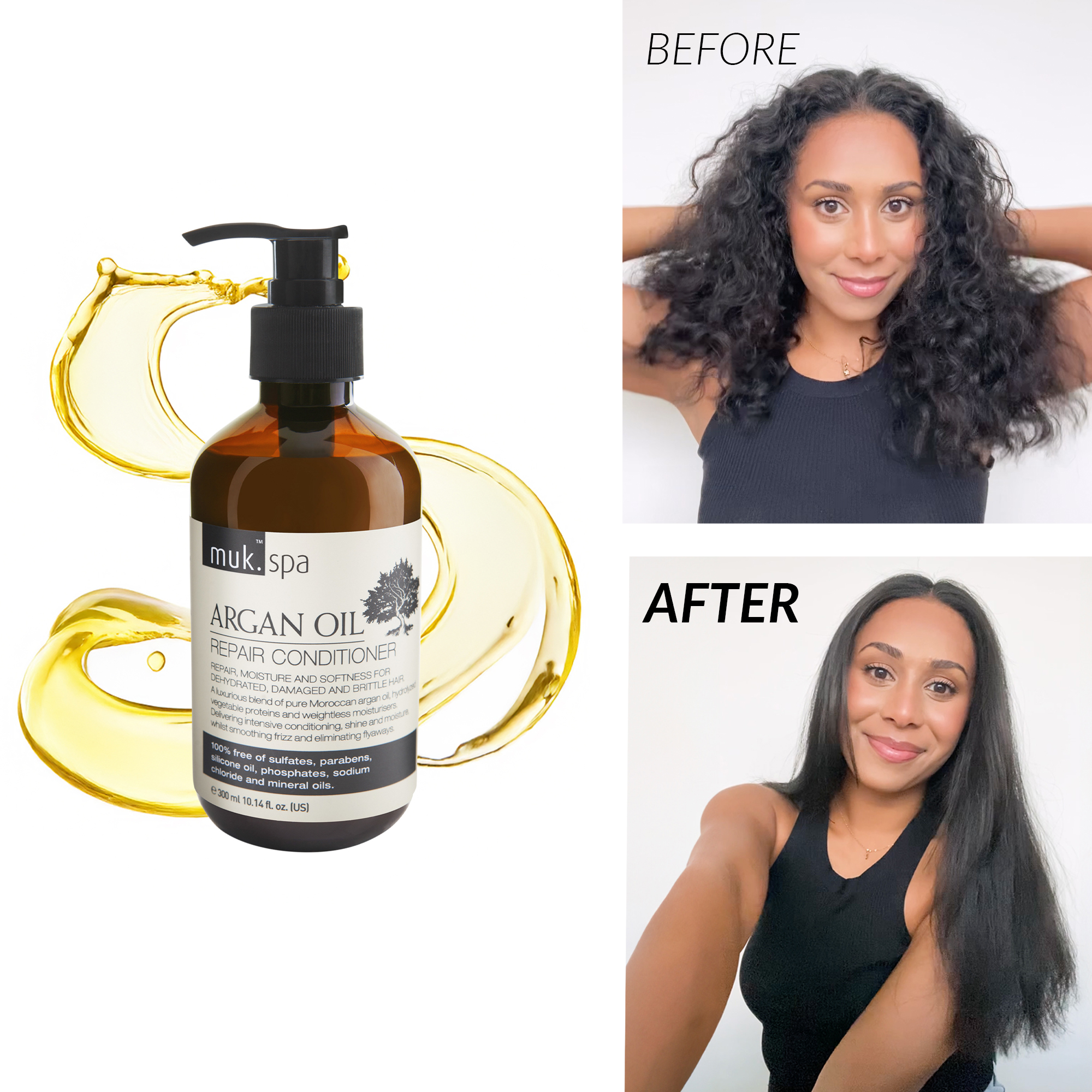 Muk Spa - Argan Oil Repair Conditioner 300ml - Image 2