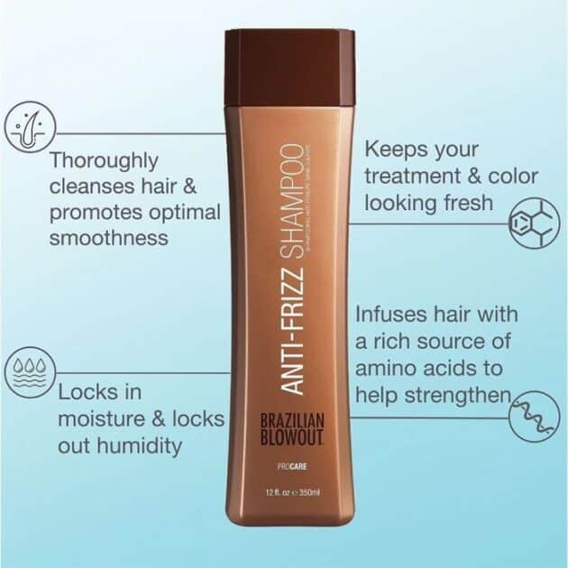 Brazilian Blowout Anti-Frizz Shampoo 350ml - Image 2