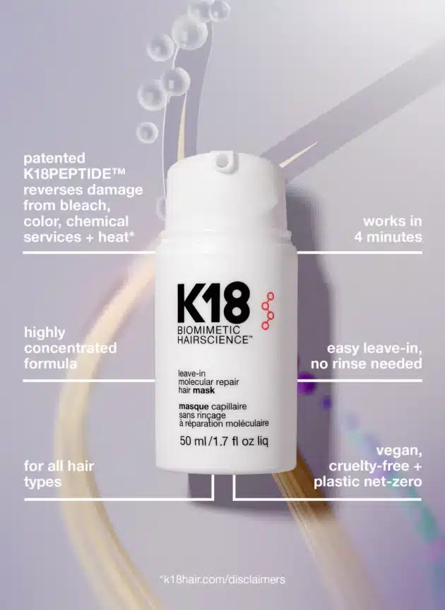 K18 Leave-In Molecular Repair Hair Mask 50ml - Image 2