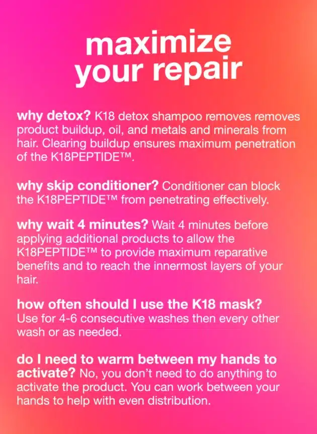 K18 Leave-In Molecular Repair Hair Mask 50ml - Image 10