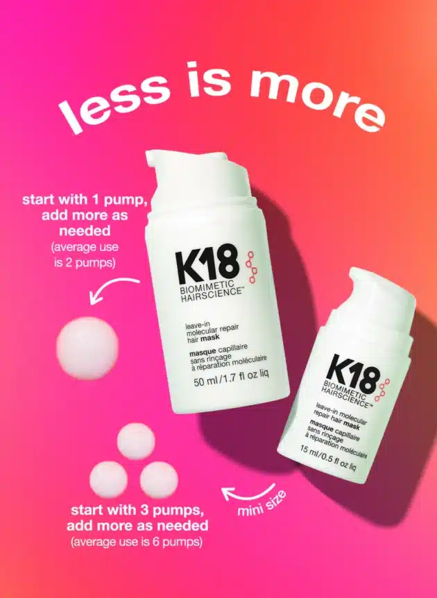 K18 Leave-In Molecular Repair Hair Mask 50ml - Image 3