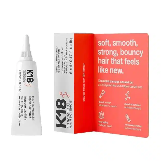 K18 Leave-In Molecular Repair Hair Mask 5ml - Image 3