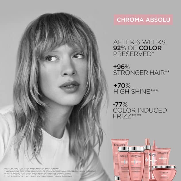 Kérastase Chroma Absolu Sérum Chroma Thermique - Heat Protectant for Colour-Treated Hair- 150ml - Image 2