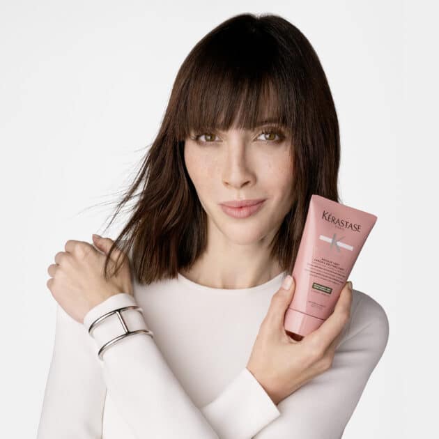 Kérastase Chroma Absolu Masque Vert Chroma Neutralisant - Color-depositing Hair Mask for Brunette Hair - 150ml - Image 7