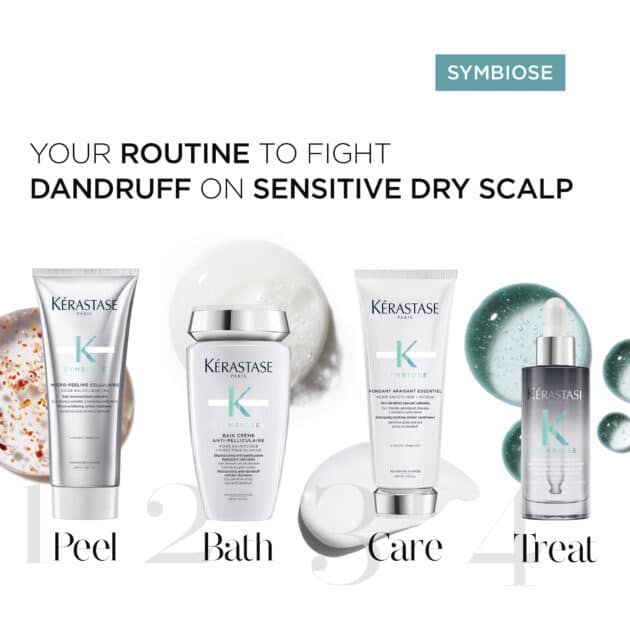 Kérastase Symbiose Bain Crème Anti-Pelliculaire – Anti-Dandruff Shampoo for Dry Scalps -250ml - Image 6