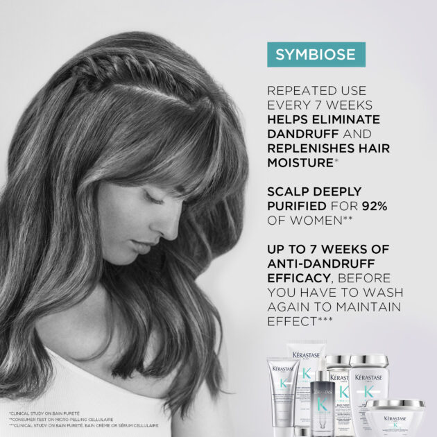 Kérastase Symbiose Bain Pureté Anti-Pelliculaire Shampoo for Oily Scalps – 250ml - Image 2