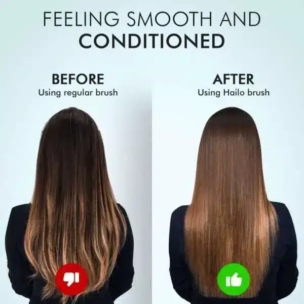 Moyoko Hailo Detangling Brush (Gun Chrome) - Image 4