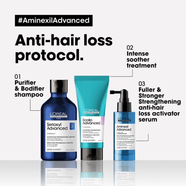L'Oréal Professionnel Scalp Advanced Intense Soother Treatment for Sensitive, Itchy Scalps -200ml - Image 5