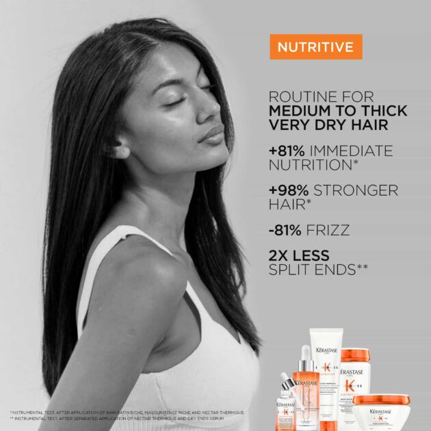 Kérastase Nutritive Bain Riche -Nourishing Shampoo for Very Dry Hair – 250ml - Image 2