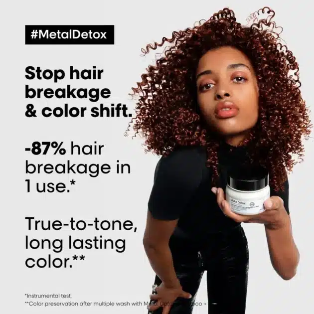 L'Oréal Professionnel Metal Detox Hair Mask for Hair Breakage Protection - 250ml - Image 2