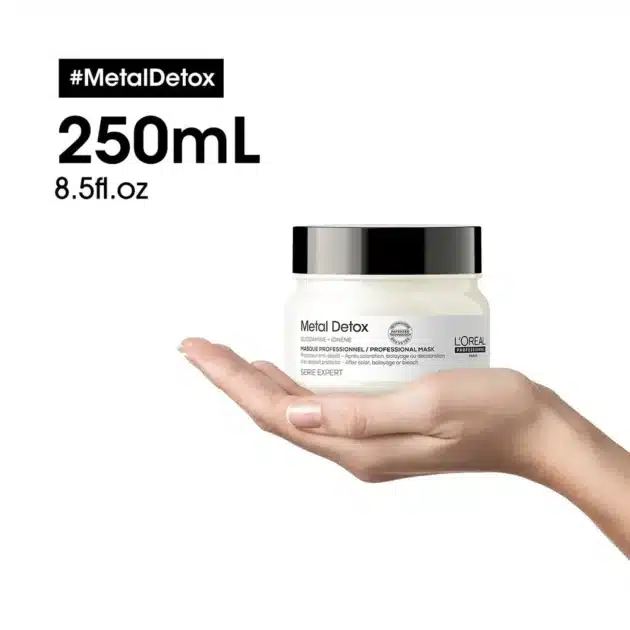 L'Oréal Professionnel Metal Detox Hair Mask for Hair Breakage Protection - 250ml - Image 4