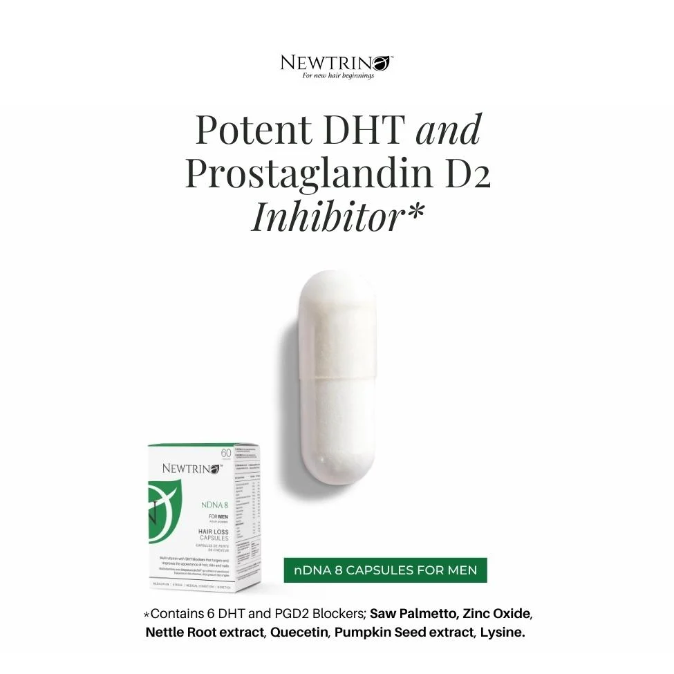 Newtrino nDNA 8 Hair Loss Capsules For Men - Image 10