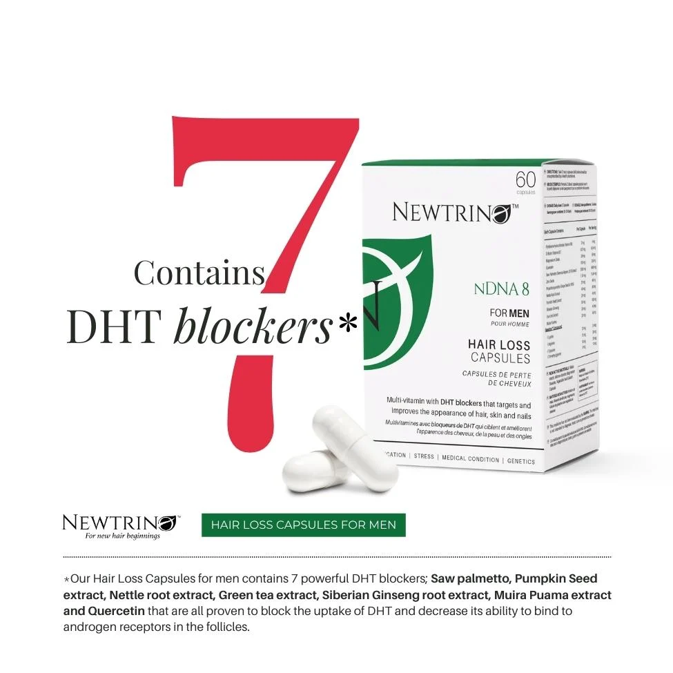 Newtrino nDNA 8 Hair Loss Capsules For Men - Image 8