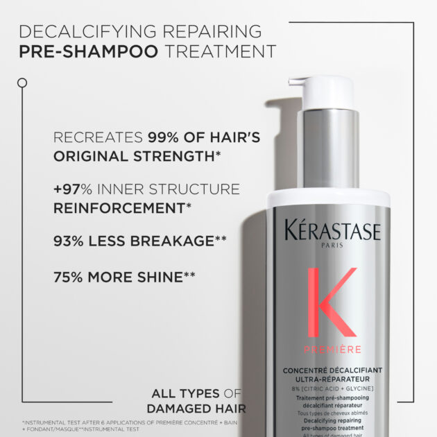 Kérastase Premiere Concentré Décalcifiant Ultra-Réparateur - Repairing Pre-Shampoo Treatment for Damaged Hair - 250ml - Image 2