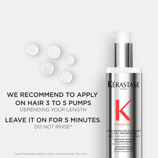 Kérastase Premiere Concentré Décalcifiant Ultra-Réparateur - Repairing Pre-Shampoo Treatment for Damaged Hair - 250ml - Image 8