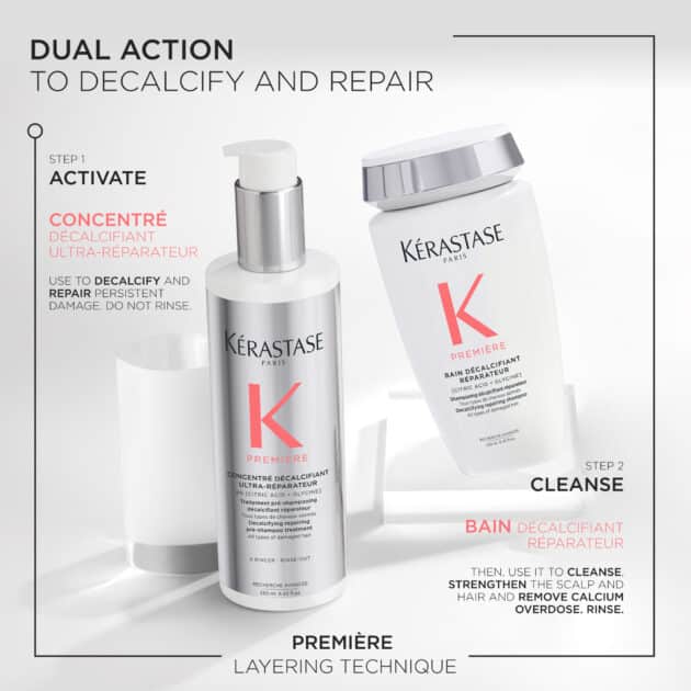 Kérastase Premiere Concentré Décalcifiant Ultra-Réparateur - Repairing Pre-Shampoo Treatment for Damaged Hair - 250ml - Image 9