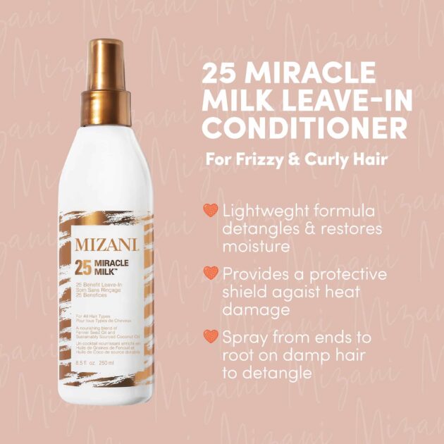 Mizani 25 Miracle Hair Milk - Nourishing, Leave-In Hair Conditioner - 200ml - Image 2