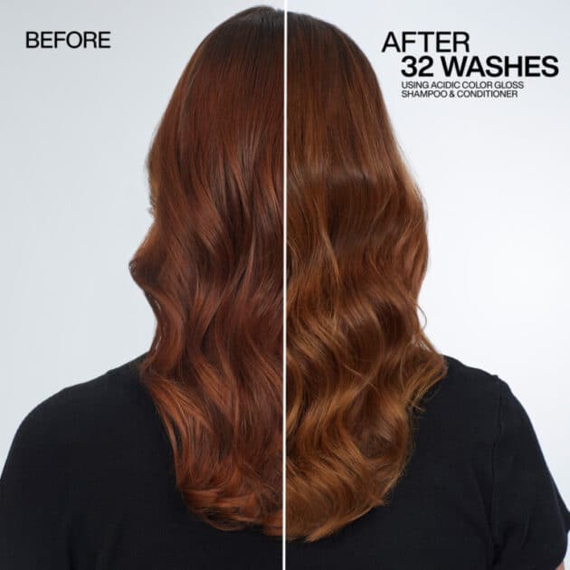Redken Acidic Color Gloss Conditioner for Colour-Treated Hair - Prolongs Hair Colour & Shine - 300ml - Image 3
