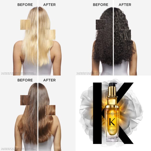 Kérastase Elixir Ultime L'Huile Originale Refillable Multi-Benefit Leave-In Hair Oil - 75ml - Image 3