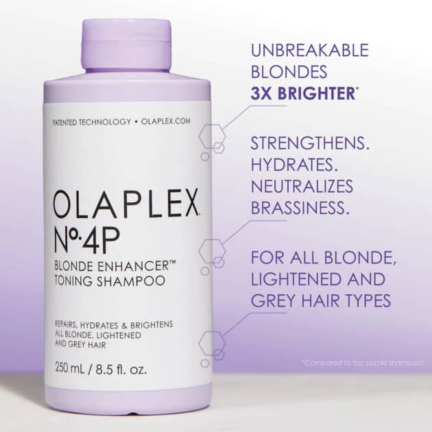 Olaplex Nº.4P Blonde Enhancer Toning Shampoo 250ml - Image 2