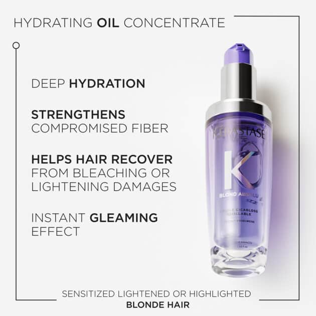 Kérastase Blond Absolu Cicagloss Hydrating Hair Oil for Blonde Hair - 75ml - Image 6