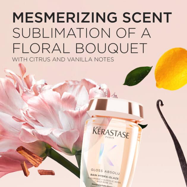 Kérastase Gloss Absolu Bain Hydra-Glaze Shampoo for Long Halr Prone to Frizz -250ml - Image 5