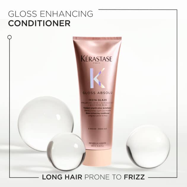 Kérastase Gloss Absolu Insta Glaze Conditioner for Long Hair Prone to Frizz-250ml - Image 6