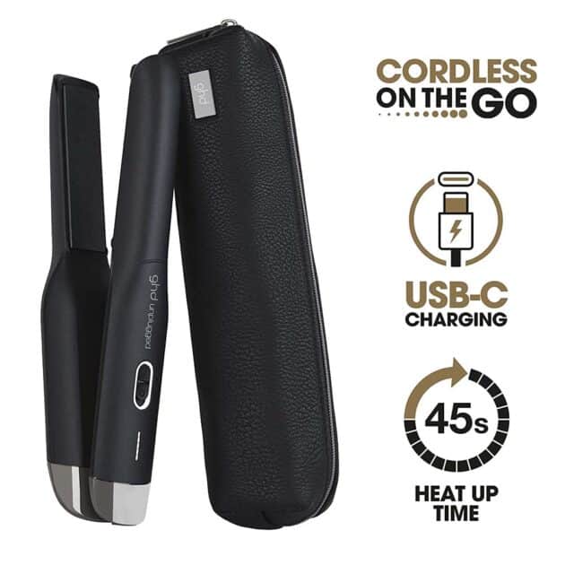 ghd Unplugged Hair Straightener Matte Black - Image 4