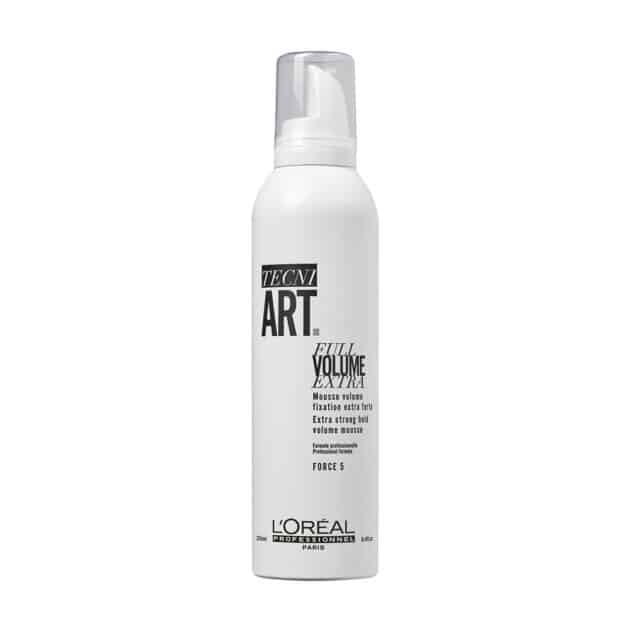 L'Oréal Professionnel Tecni.ART Full Volume Extra - Strong Hold Hair Mousse - 250ml - Image 2