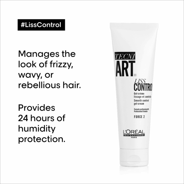 L'Oréal Professionnel Tecni.ART Liss Control - Control Gel-Cream for Hair Styling - 150ml - Image 5