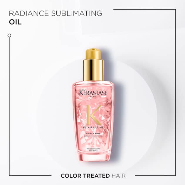 Kérastase Elixir Ultime L'Huile Rose Leave-In Hair Oil for Colour-Treated Hair - 100ml - Image 2