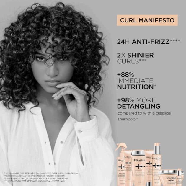 Kérastase Curl Manifesto Fondant Hydratation Essentielle Moisturising Conditioner for Curly Hair - 250ml - Image 8