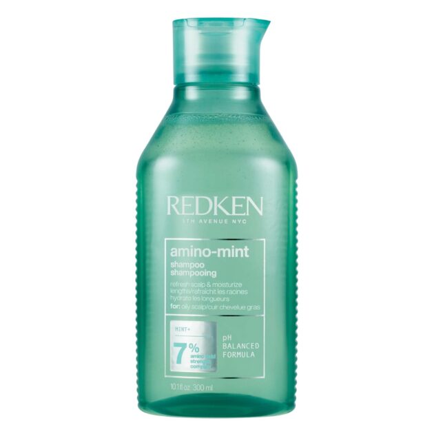 Redken Amino Mint Cooling Scalp Shampoo for Oily Hair & Irritated Scalps - 300ml